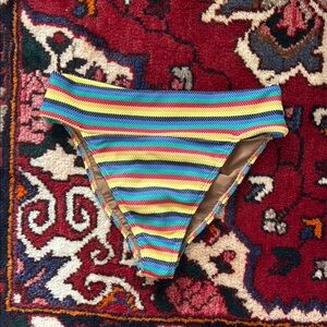 Montce Multicolor Striped Bikini Bottom